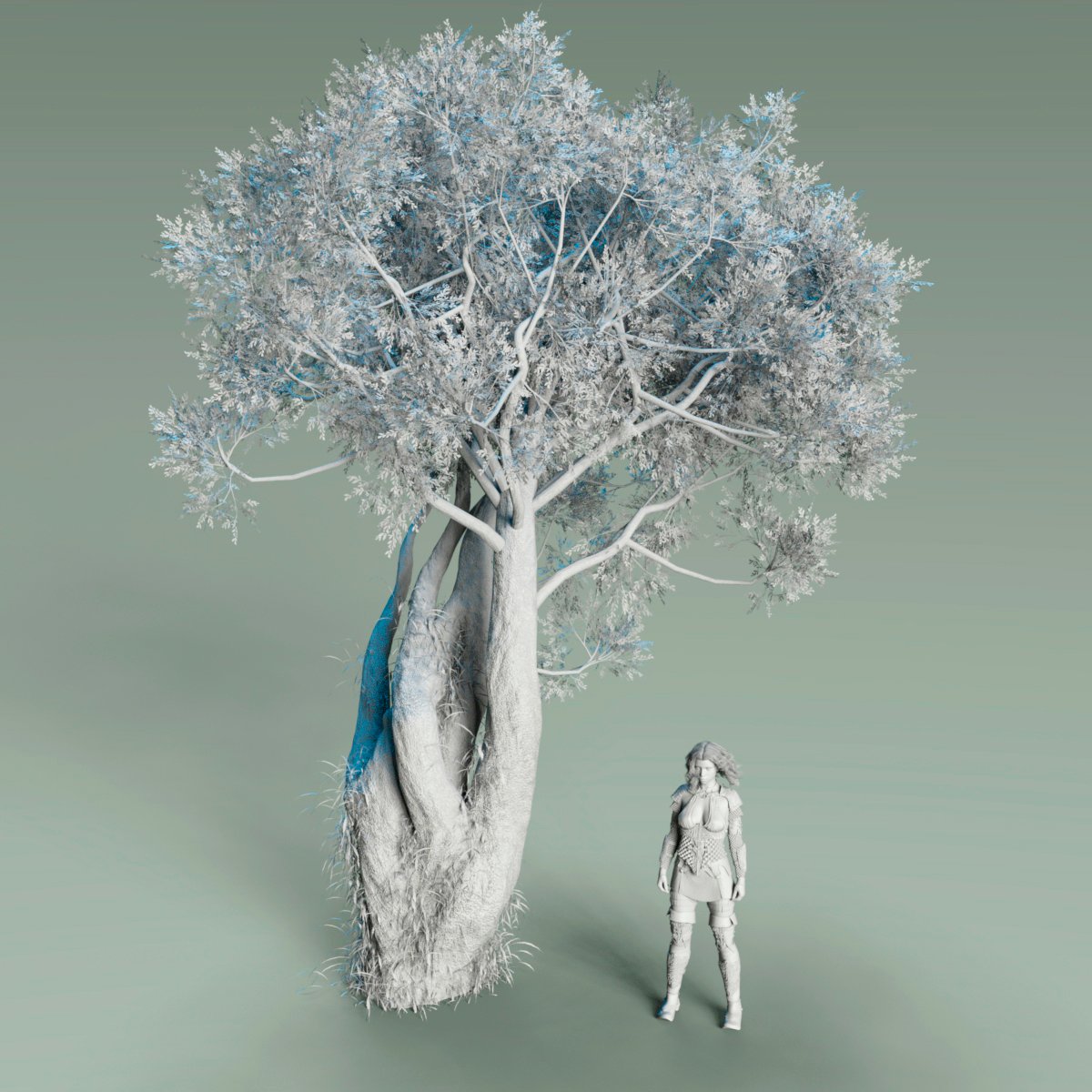 Nordic Trees Nordic Trees by: Gendragon3D, 3D Models by Daz 3D