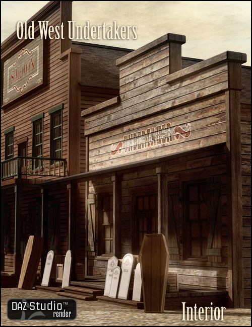 Old West Undertakers Interior Old West Undertakers Interior by: , 3D Models by Daz 3D