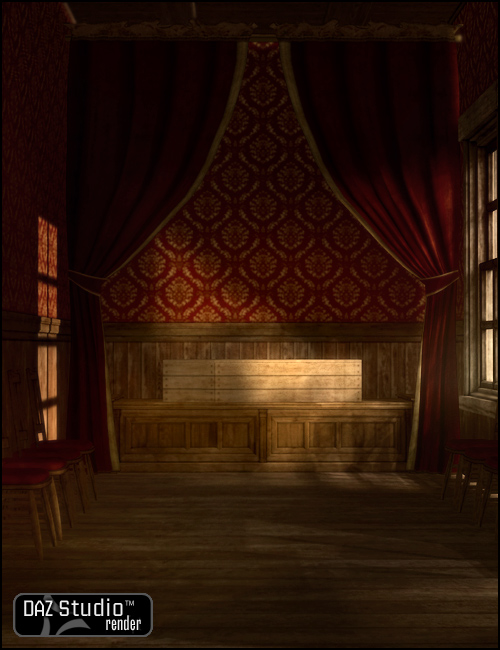 Old West Undertakers Interior by: , 3D Models by Daz 3D