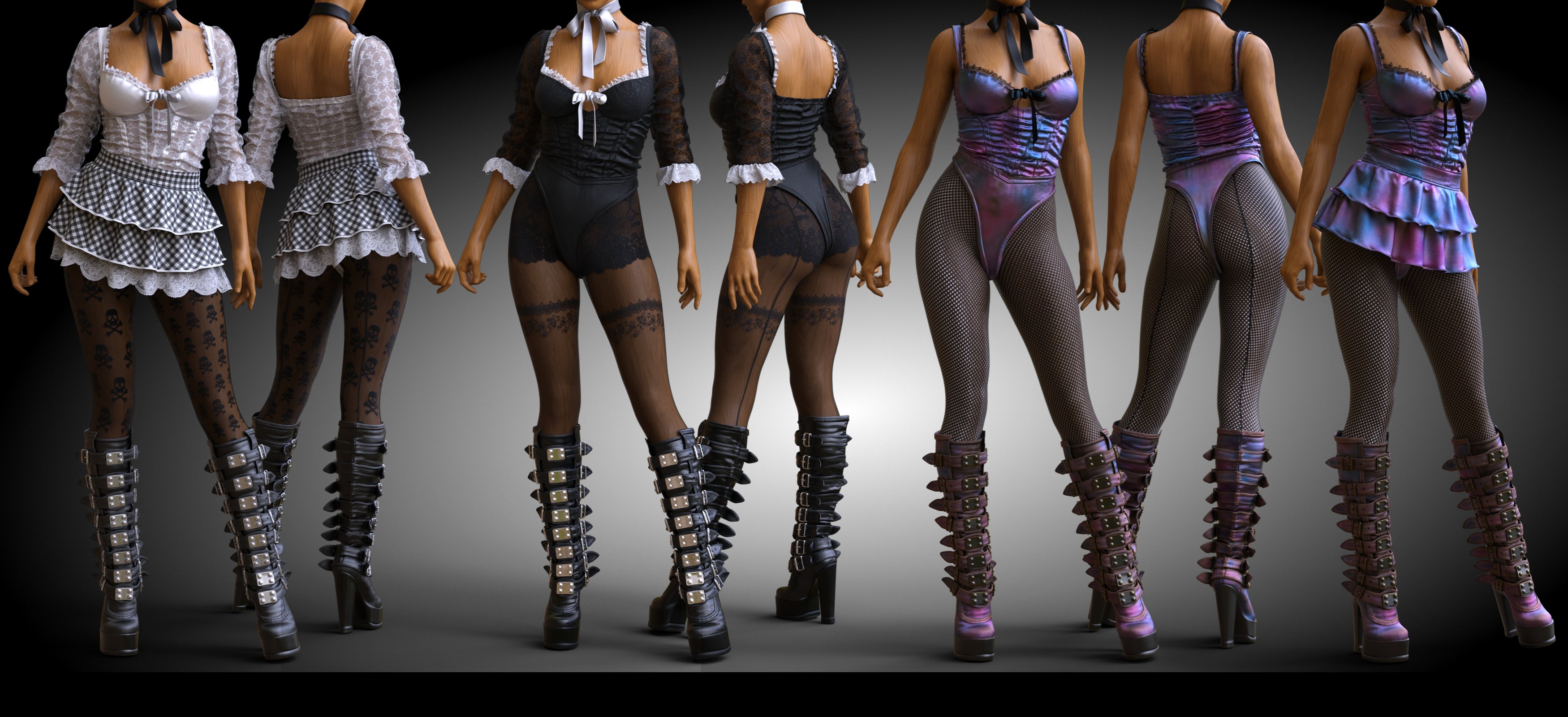 dForce Sweet Chaoz Outfit for Genesis 8 and 8.1 Females dForce Sweet Chaoz Outfit for Genesis 8 and 8.1 Females by: Linday, 3D Models by Daz 3D