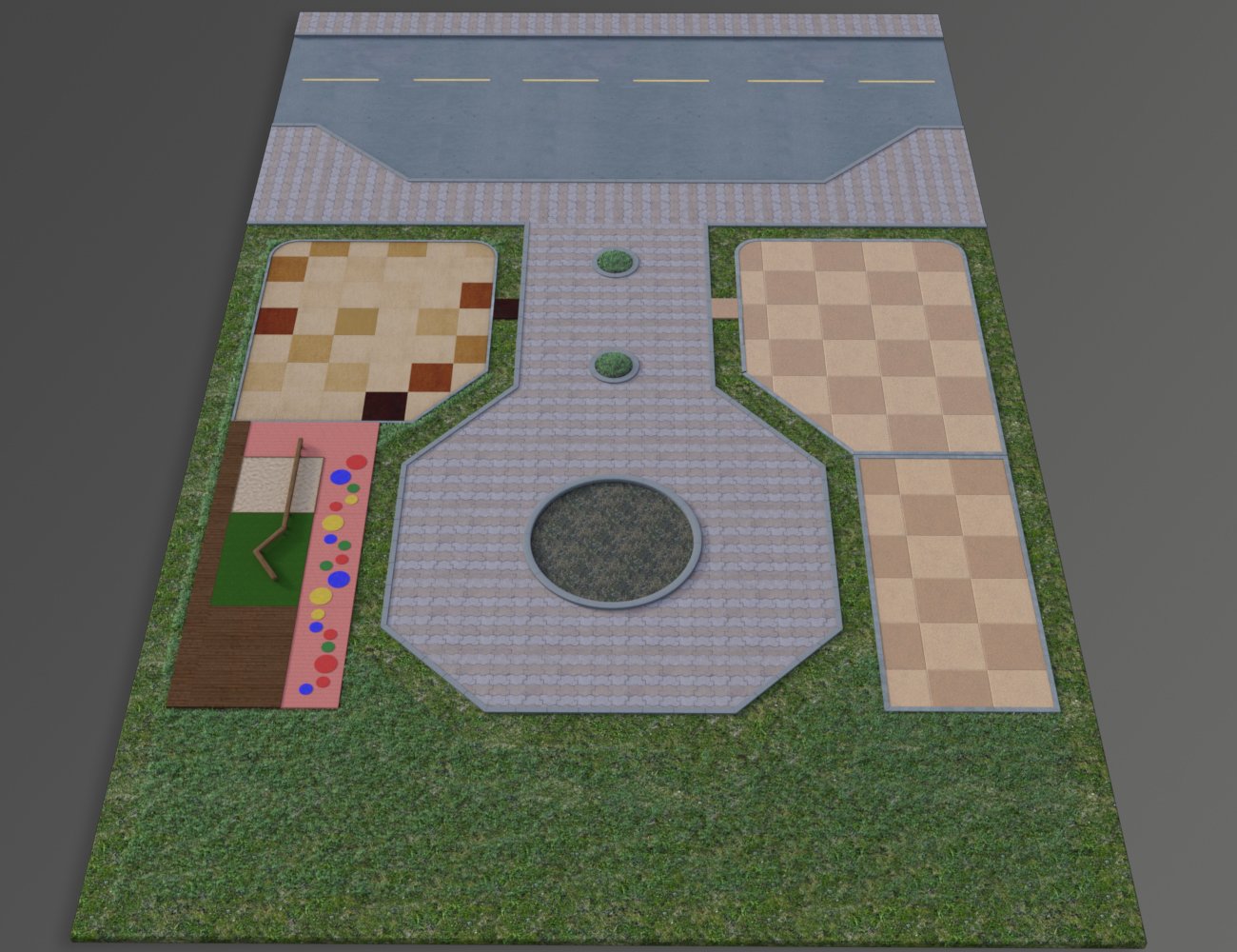 Kids Zone Mini Park Kids Zone Mini Park by: petipet, 3D Models by Daz 3D