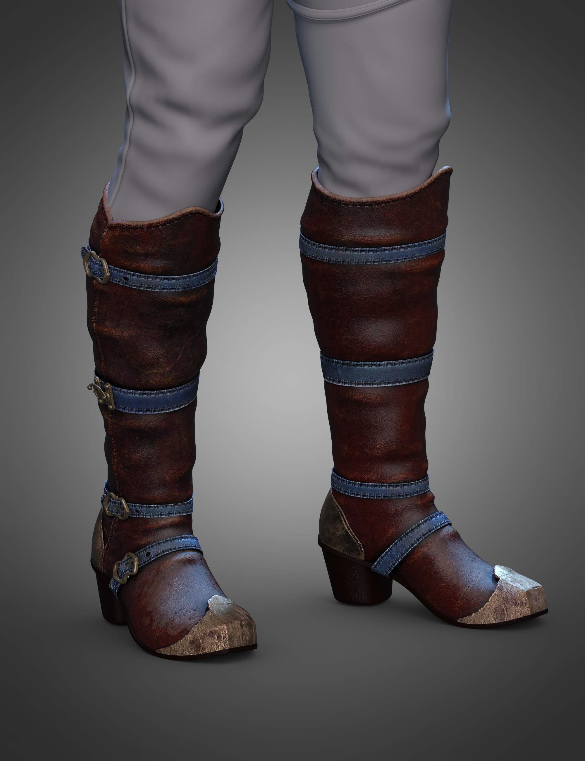 Halcyon Fragment Boots for Genesis 8 and 8.1 Males