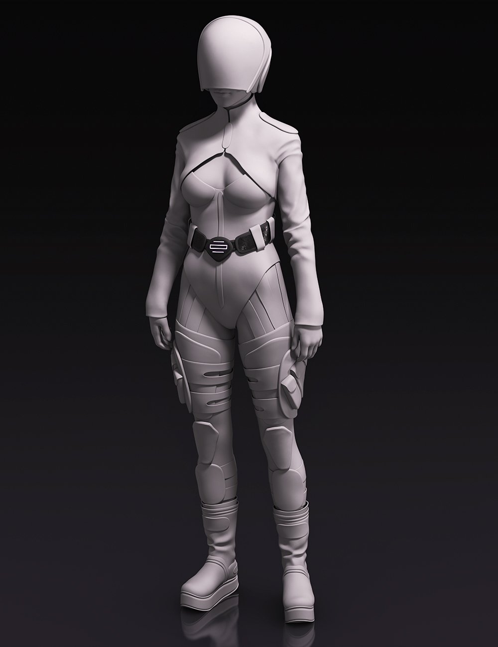 Sci-fi Rebel Rider Outfit Corset and Belt for Genesis 8.1 Female Sci-fi Rebel Rider Outfit Corset and Belt for Genesis 8.1 Female by: Yura, 3D Models by Daz 3D