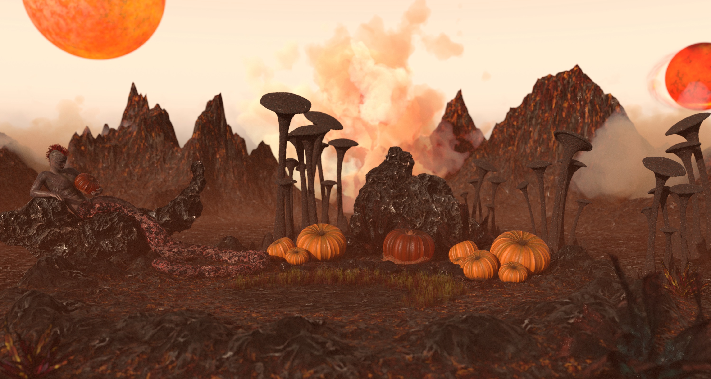 Another World 2 - Mystery Volcanic by: 3D-GHDesignvikike176Ae Ti, 3D Models by Daz 3D