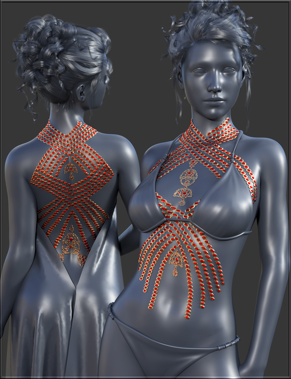 Sexy Skinz - Gemstone Adornments Vol 2 for Genesis 8 and 8.1 Females by: vyktohria, 3D Models by Daz 3D