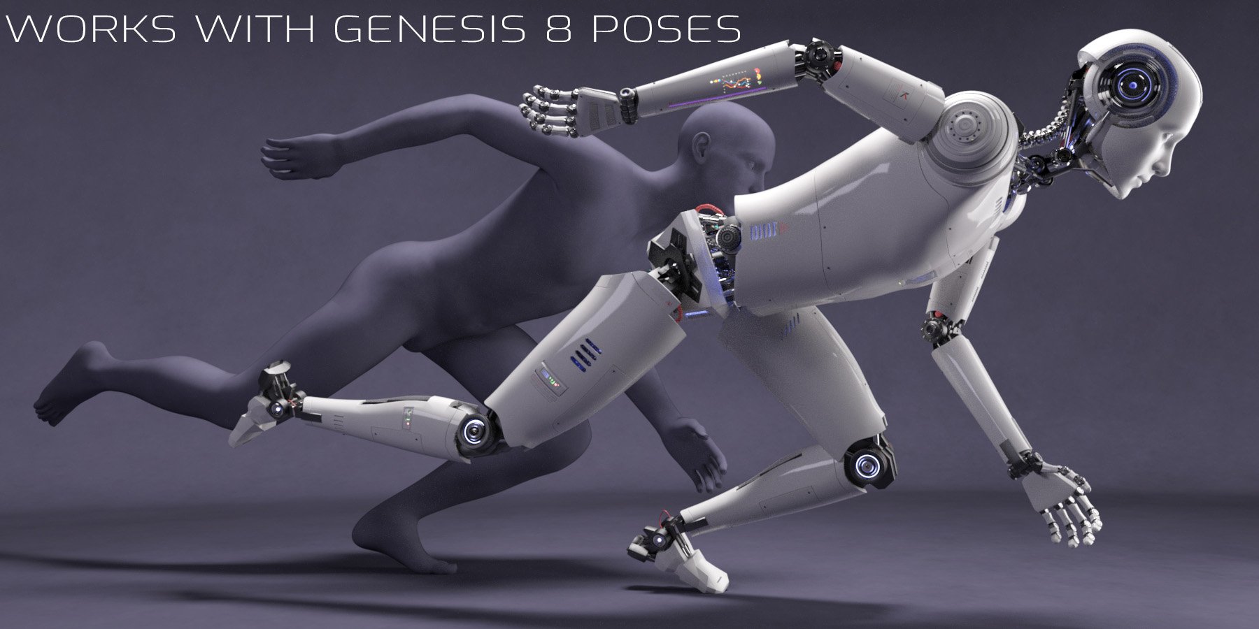 LIFE Android 2.0 for Genesis 8.1 Male LIFE Android 2.0 for Genesis 8.1 Male by: ThePhilosopher, 3D Models by Daz 3D