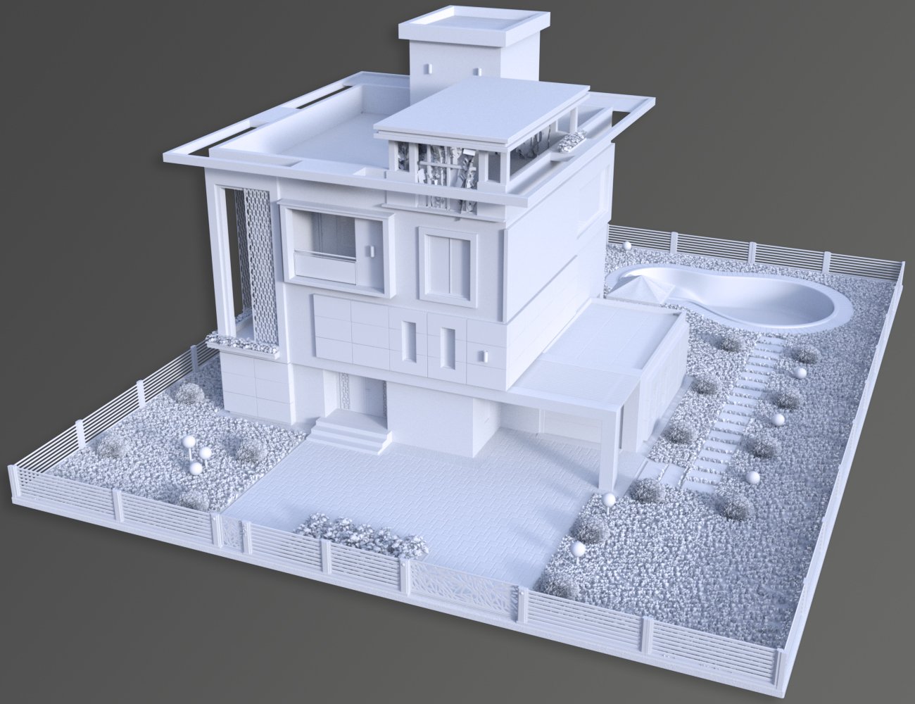 Modern House 3 Modern House 3 by: petipet, 3D Models by Daz 3D