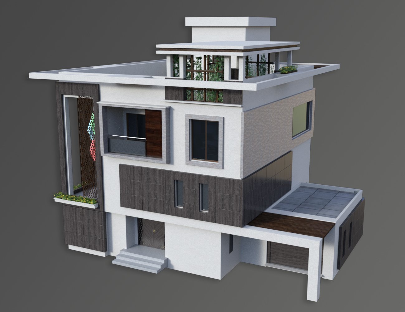 Modern House 3 Modern House 3 by: petipet, 3D Models by Daz 3D