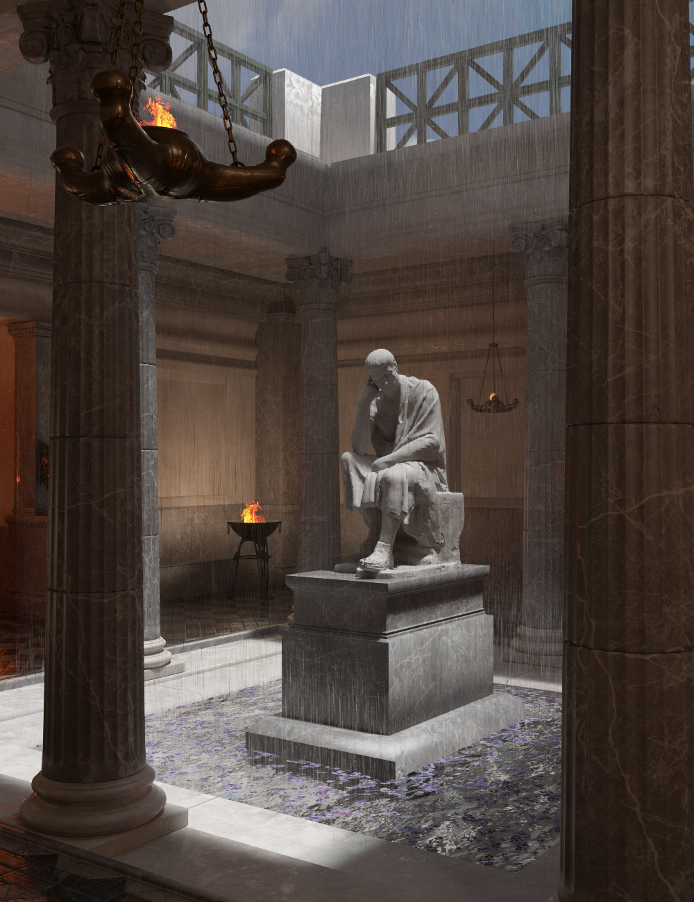 The Domus Of Victory Atrium by: Deepsea, 3D Models by Daz 3D