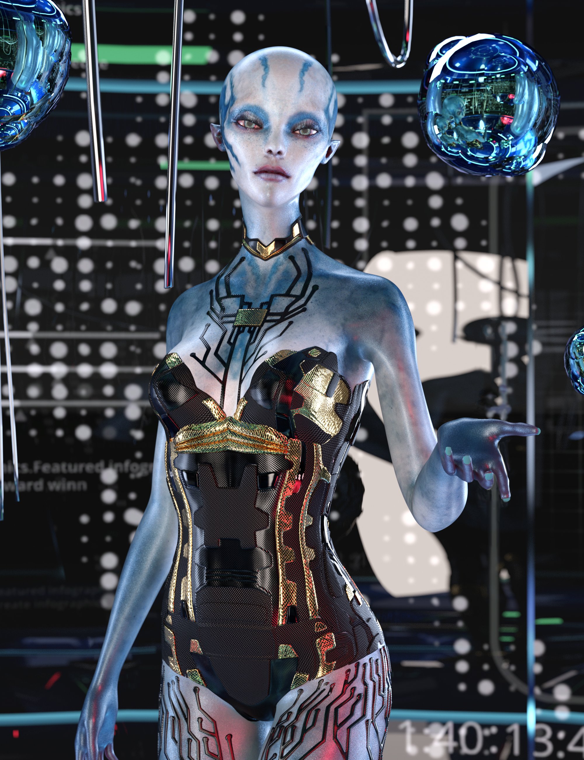 Virtual Dryad Outfit Body for Genesis 8 and 8.1 Females Virtual Dryad Outfit Body for Genesis 8 and 8.1 Females by: 4blueyesbucketload3d, 3D Models by Daz 3D