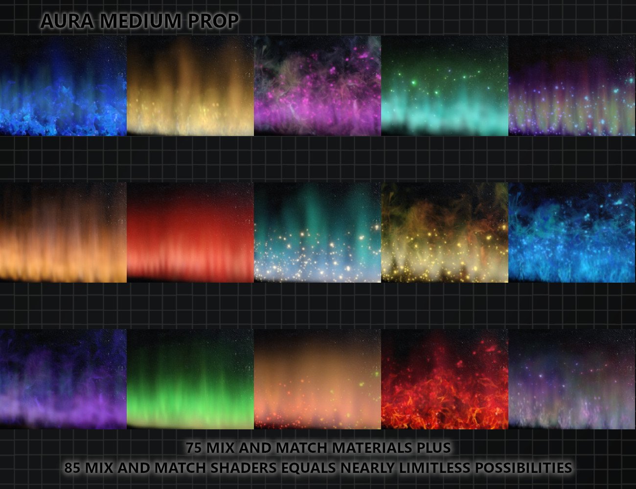 FSL Flexible Auras and Halos | Daz 3D