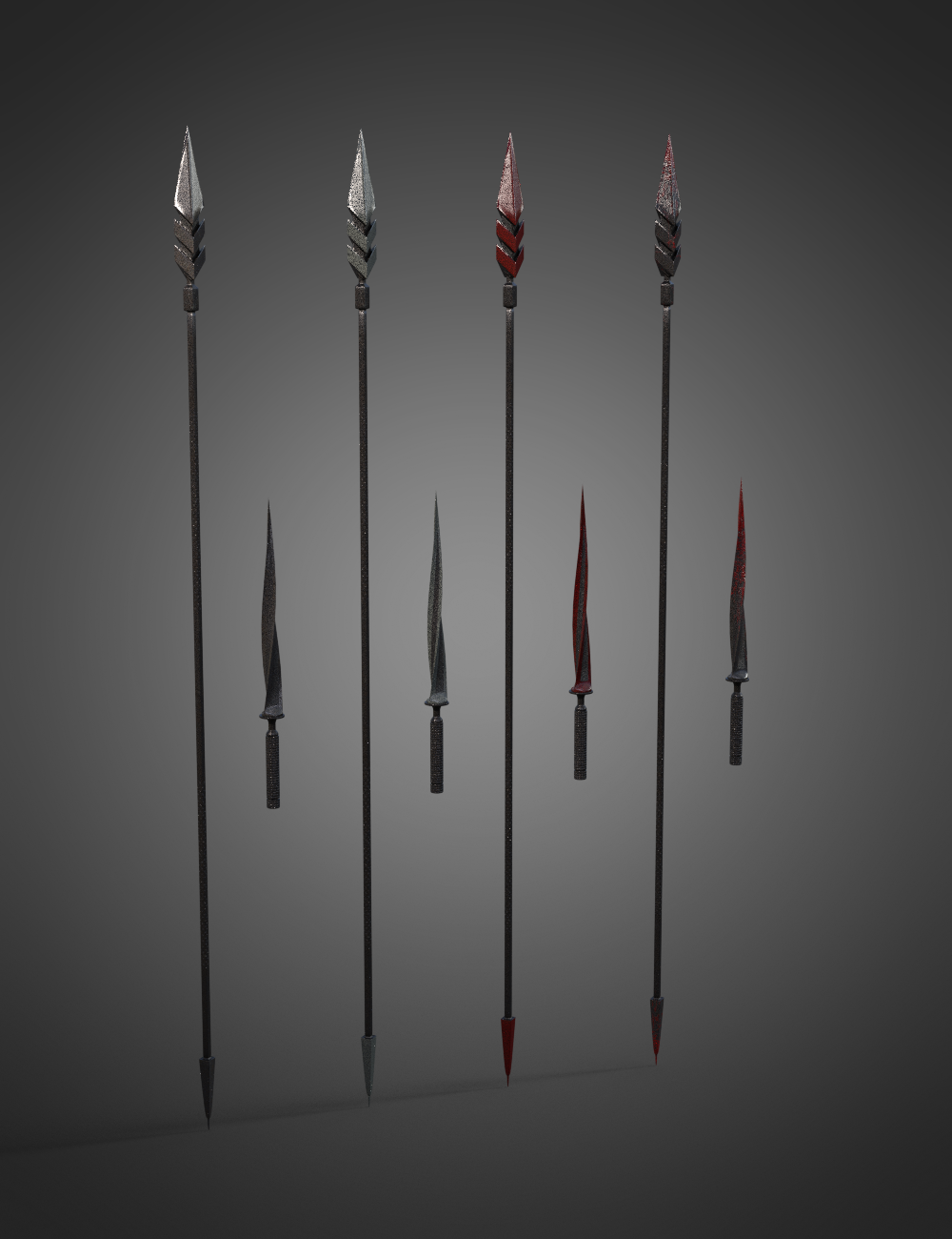 Lethal Knives and Staves for Genesis 8 V02