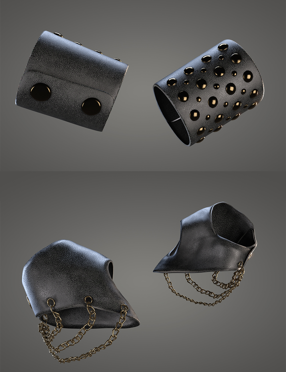 Rebel Outfit Glove and Bracelet for Genesis 8 Females by: fjaa3d, 3D Models by Daz 3D