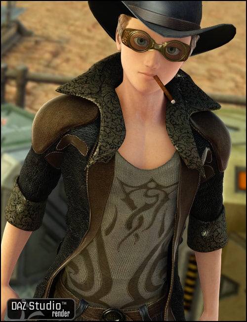 Steam Cowboy Steam Cowboy by: ArienBarbara Brundon, 3D Models by Daz 3D