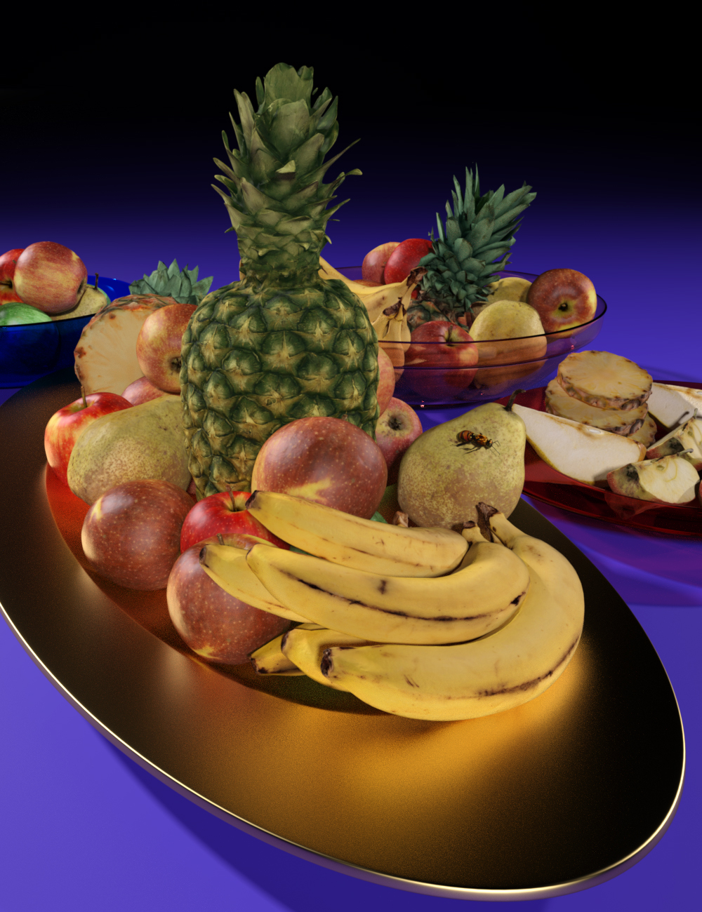 Still Life with Fruits by: dobit, 3D Models by Daz 3D