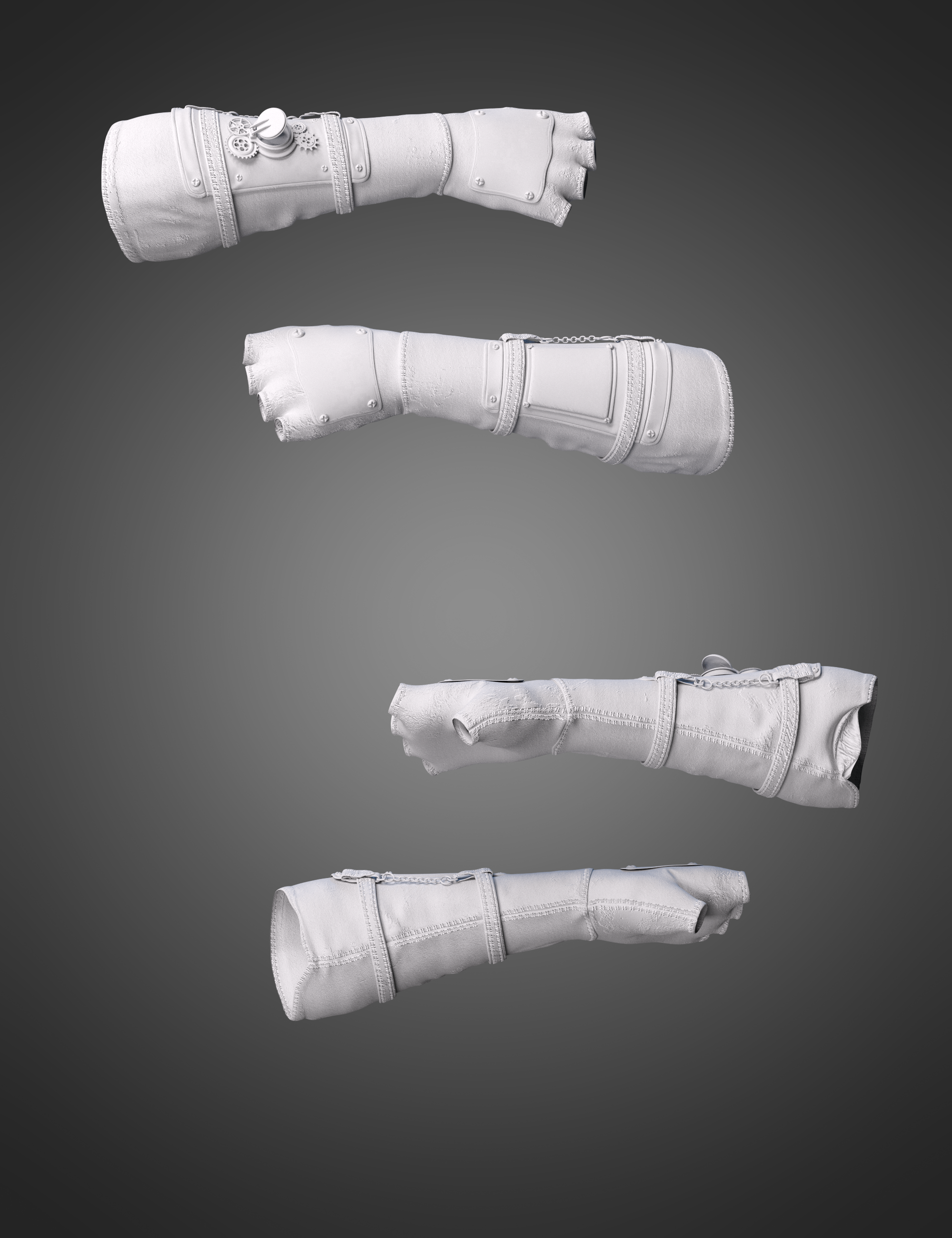 Halcyon Fragment Gloves for Genesis 8 and 8.1 Females by: Barbara BrundonUmblefuglyShox-Design, 3D Models by Daz 3D