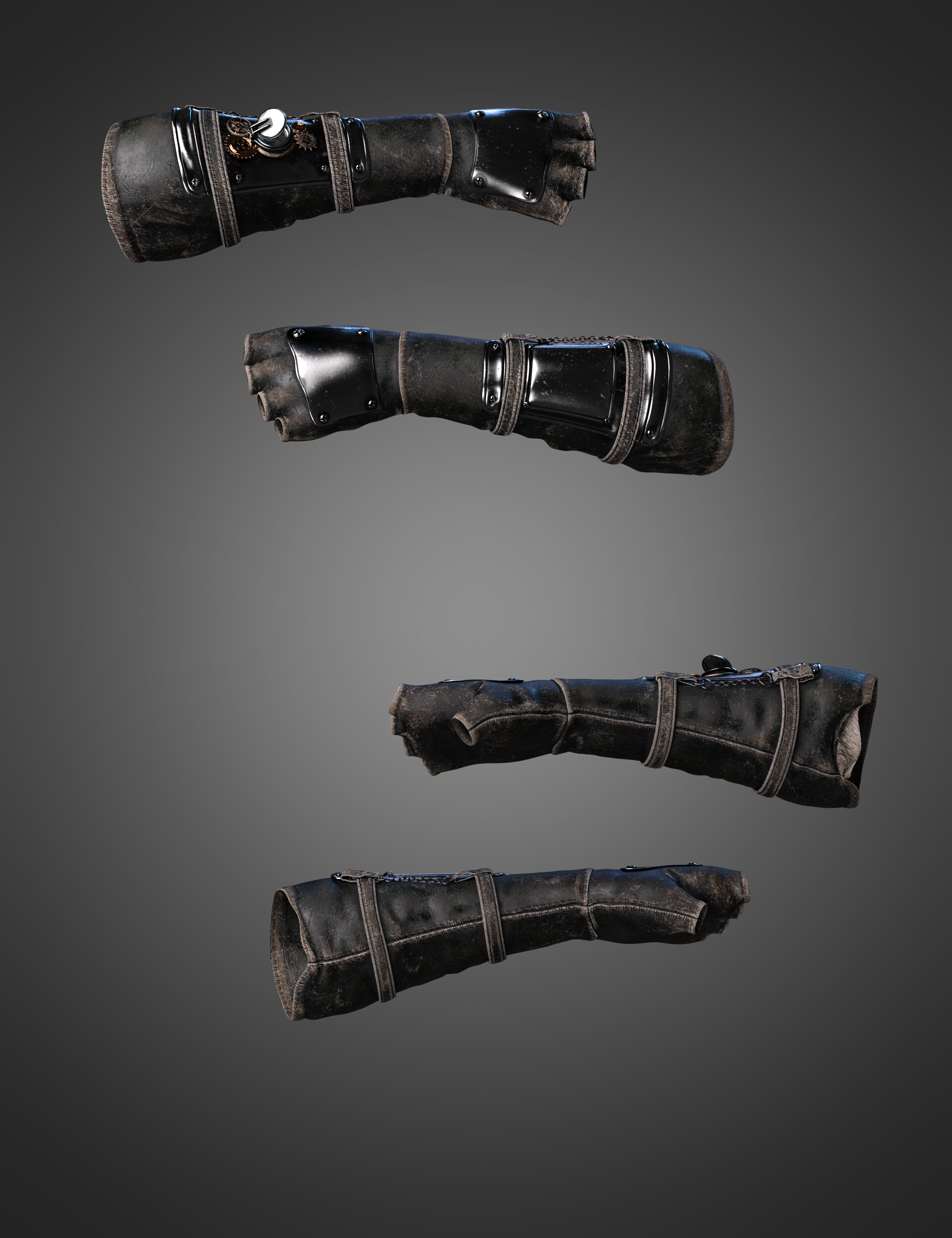 Halcyon Fragment Gloves for Genesis 8 and 8.1 Females by: Barbara BrundonUmblefuglyShox-Design, 3D Models by Daz 3D