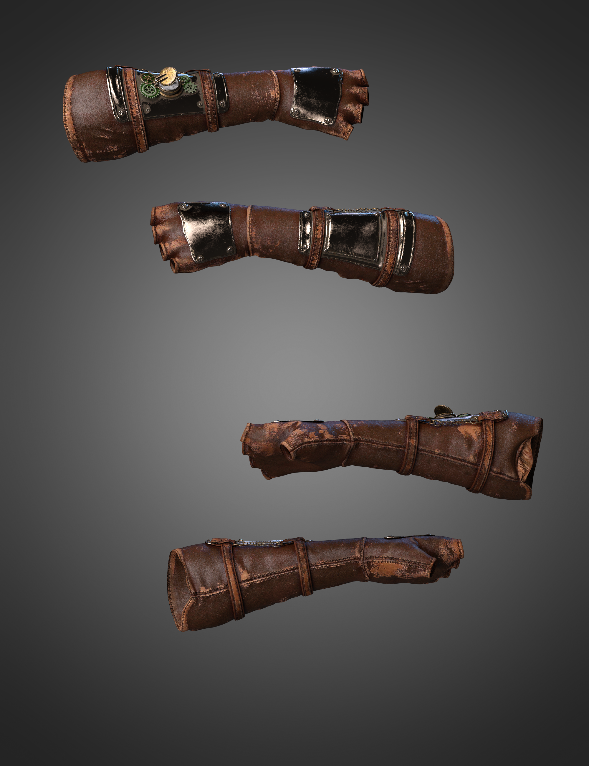 Halcyon Fragment Gloves for Genesis 8 and 8.1 Females