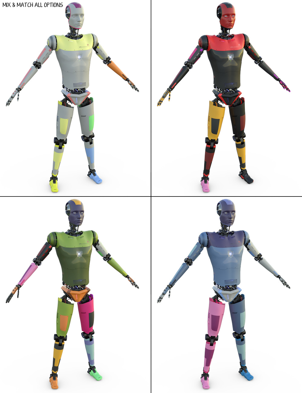 Uniforms for the Male Life 2.0 Android Uniforms for the Male Life 2.0 Android by: ForbiddenWhispers, 3D Models by Daz 3D