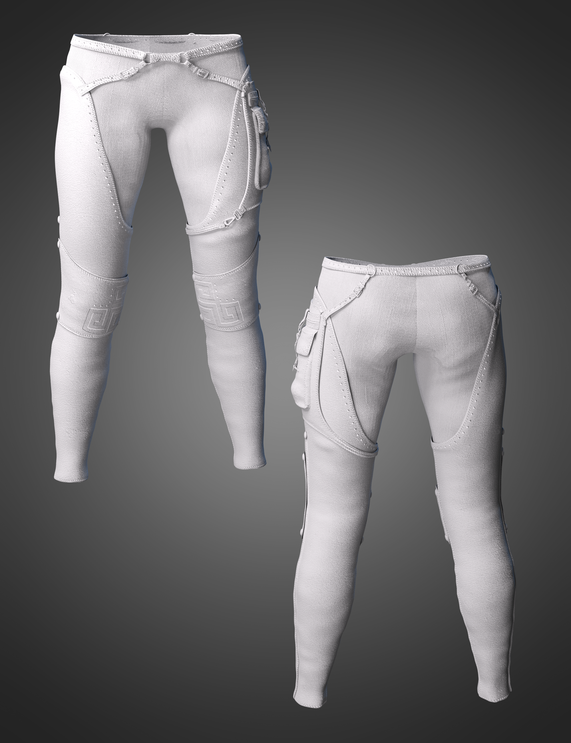 Halcyon Fragment Pants for Genesis 8 and 8.1 Females by: Barbara BrundonUmblefuglyShox-Design, 3D Models by Daz 3D