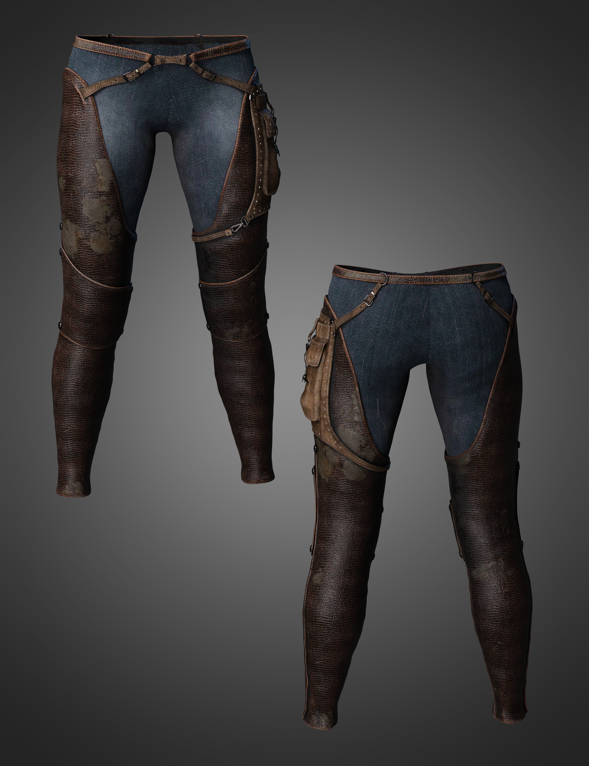Halcyon Fragment Pants for Genesis 8 and 8.1 Females