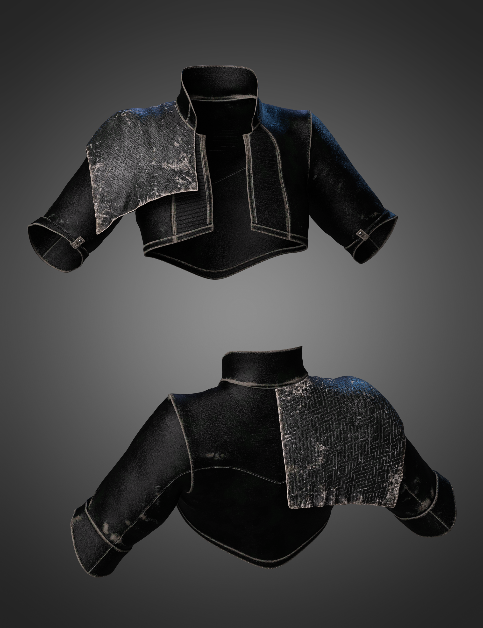 Halcyon Fragment Jacket for Genesis 8 and 8.1 Females