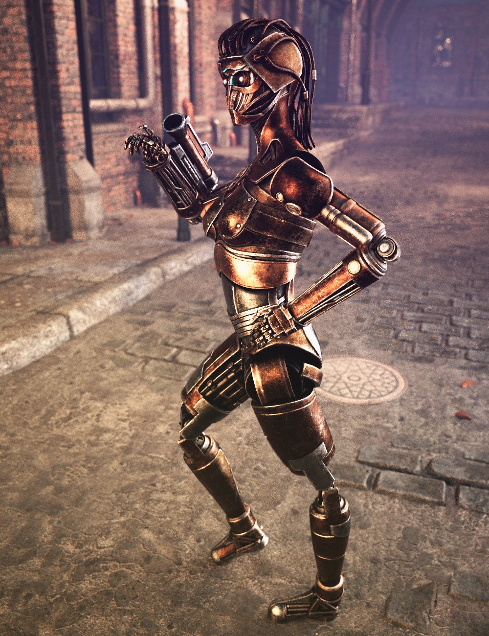 Steampunk Robot Steampunk Robot by: Xivon, 3D Models by Daz 3D