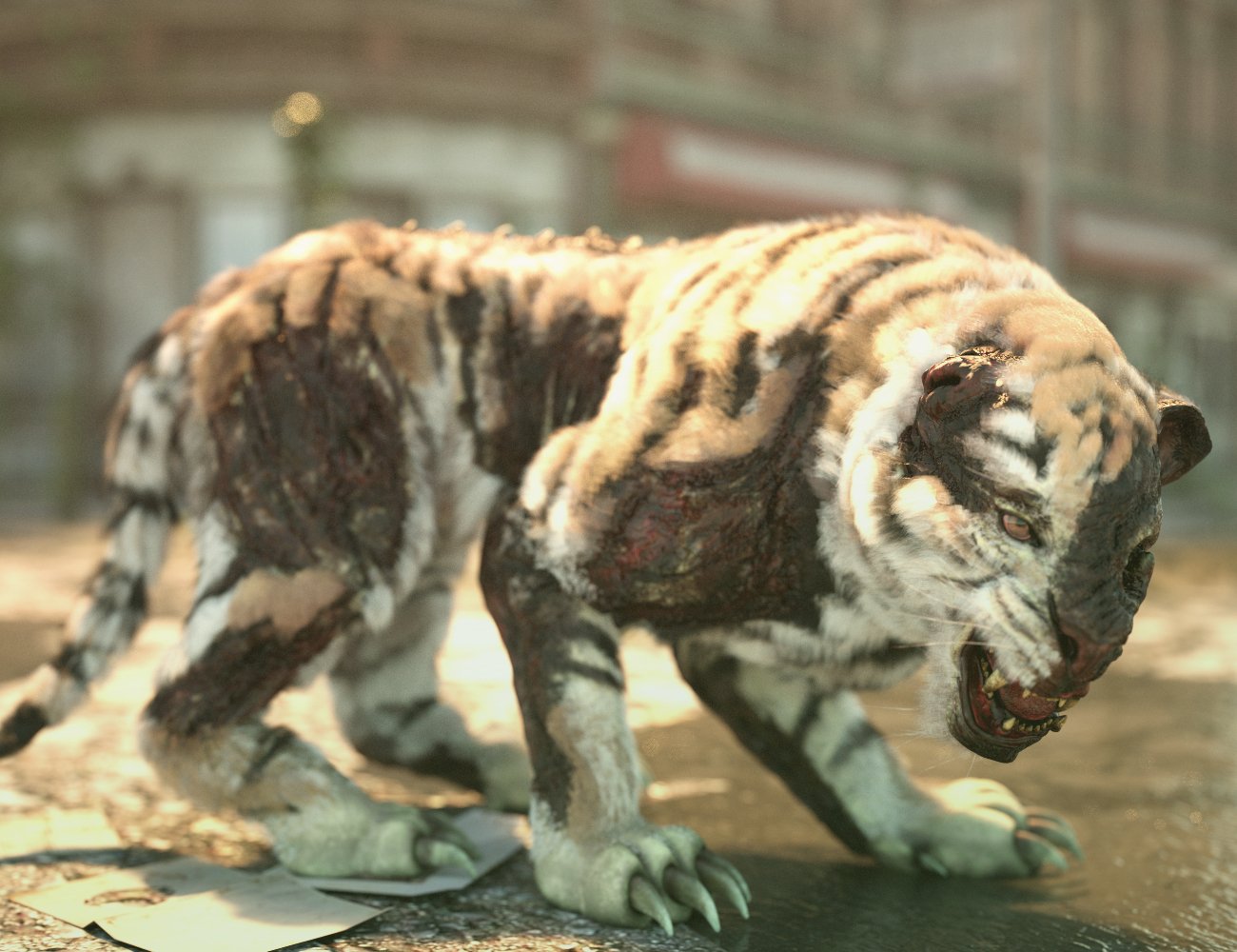 Zombie Tiger by: Charlie, 3D Models by Daz 3D