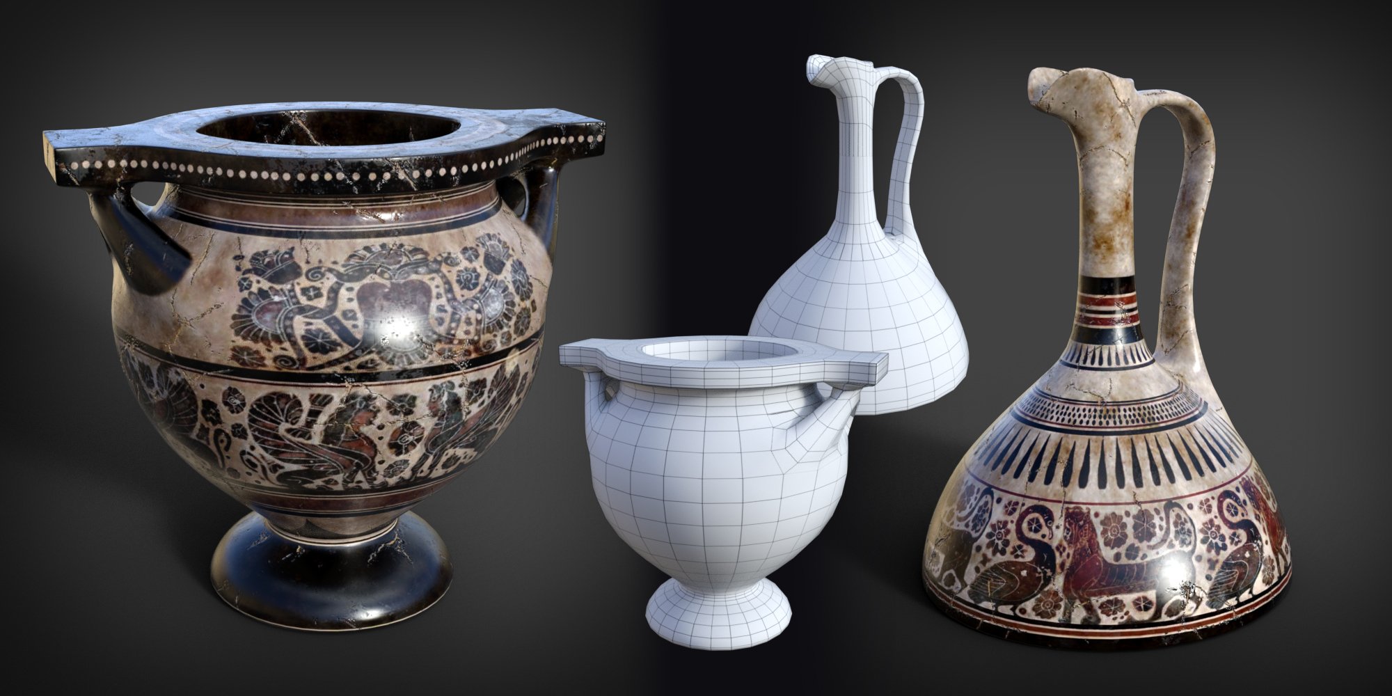 B.E.T.T.Y. Archaic Pottery 03 by: B.E.T.T.Y, 3D Models by Daz 3D