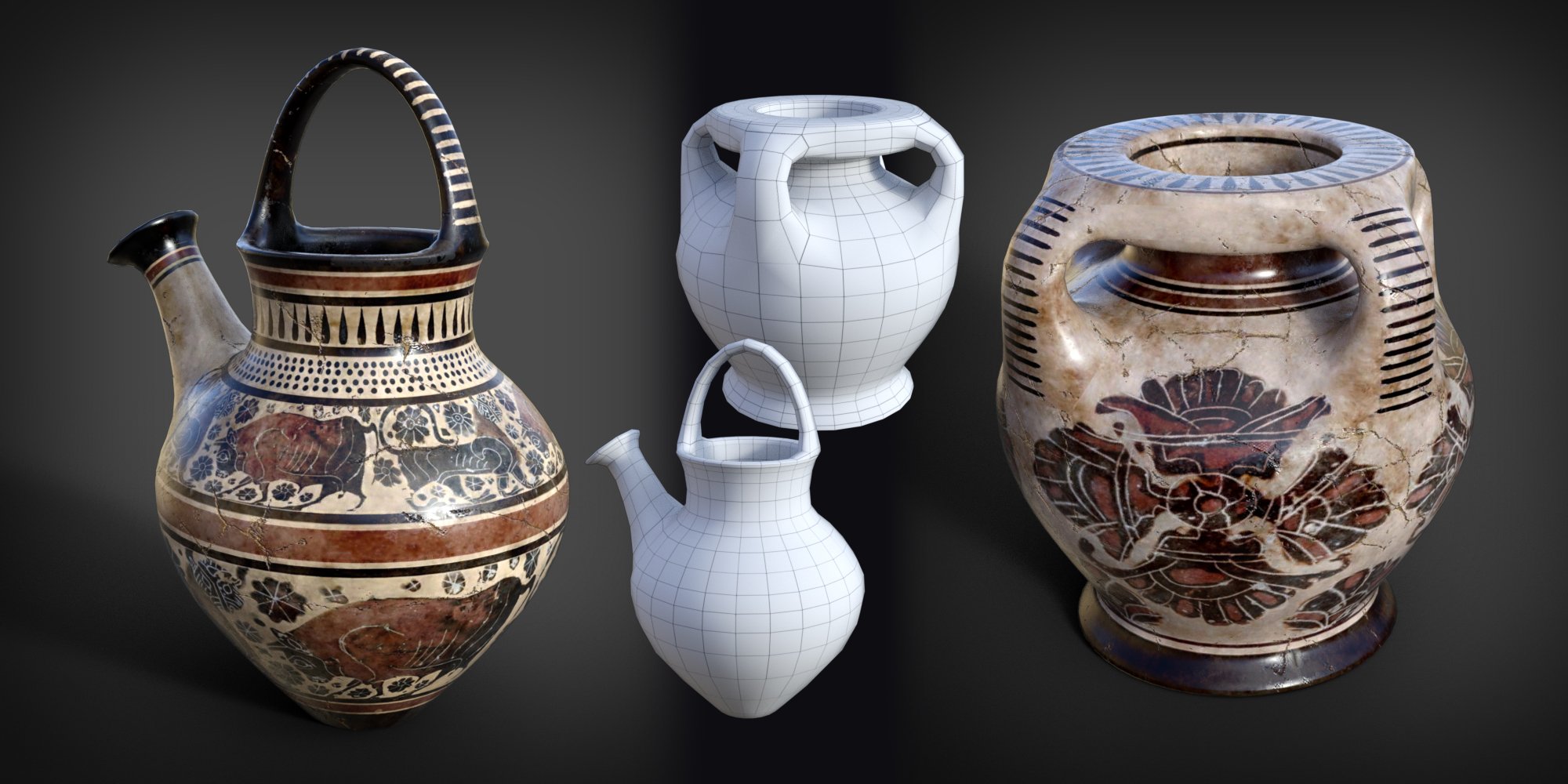 B.E.T.T.Y. Archaic Pottery 03 by: B.E.T.T.Y, 3D Models by Daz 3D