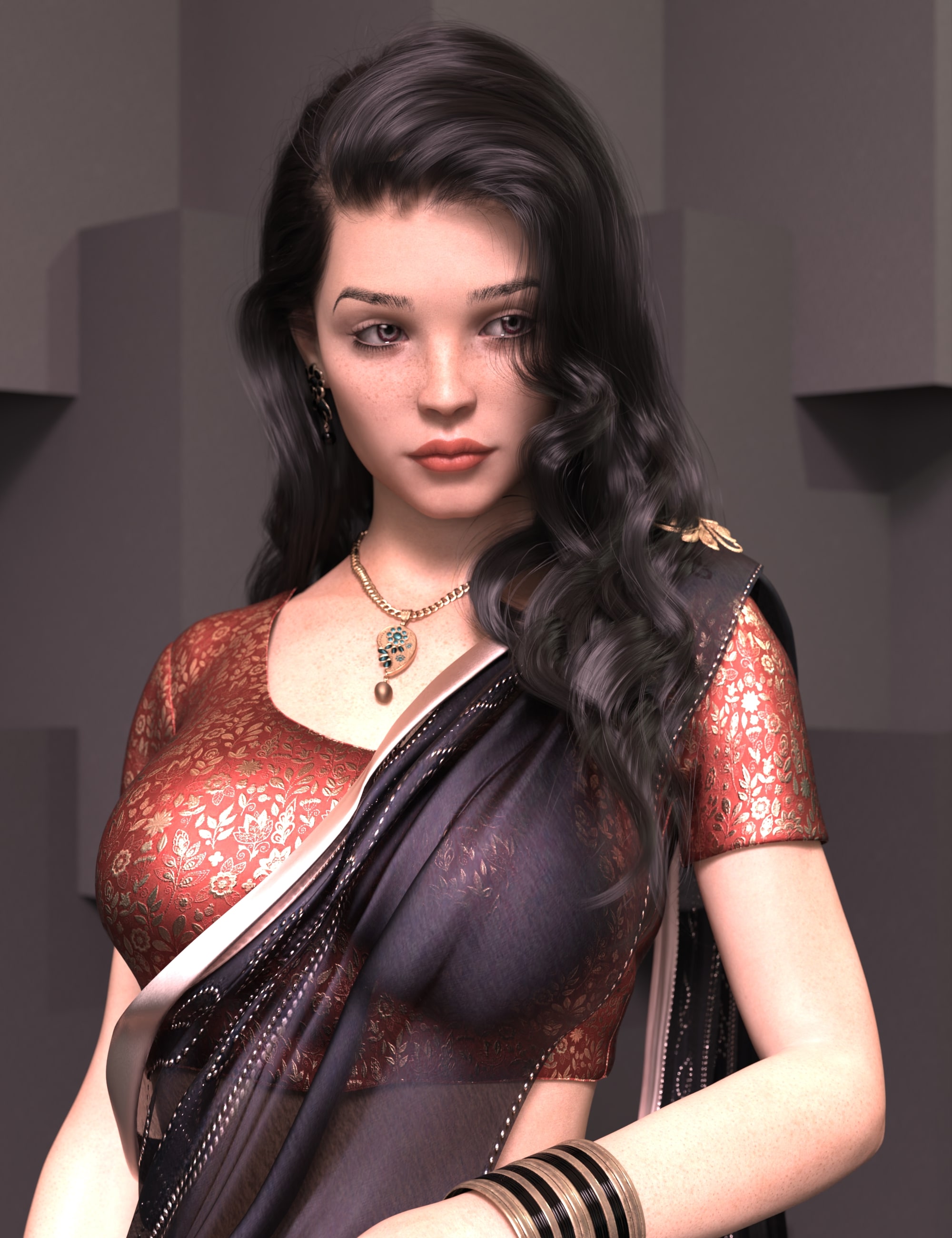 Melani HD for Genesis 8 Female by: Exart3D, 3D Models by Daz 3D