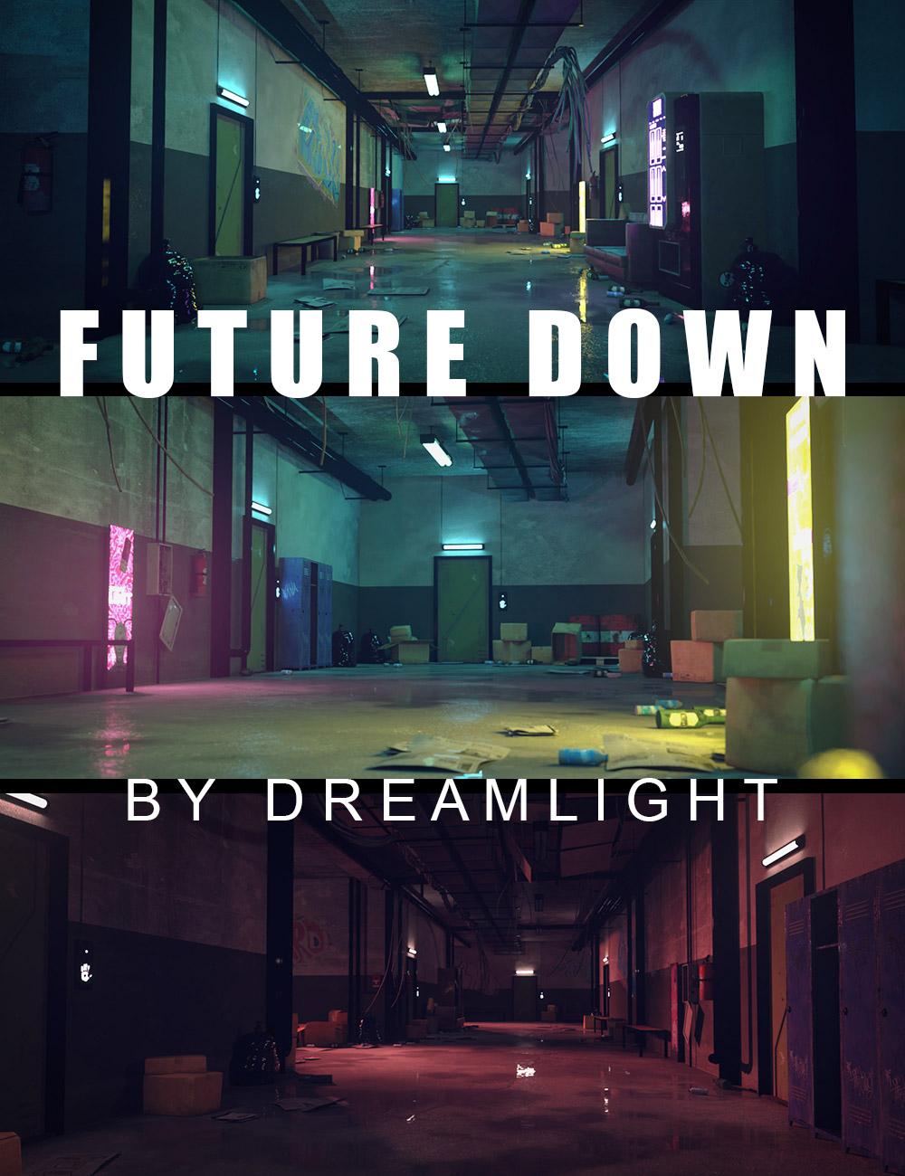 Future Down by: Dreamlight, 3D Models by Daz 3D