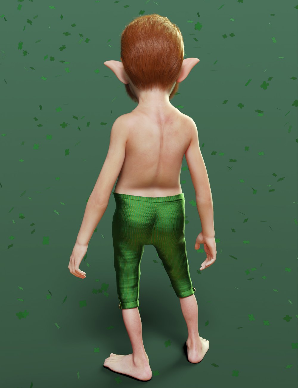 Leprechaun for Genesis 8.1 Male by: JoeQuick, 3D Models by Daz 3D