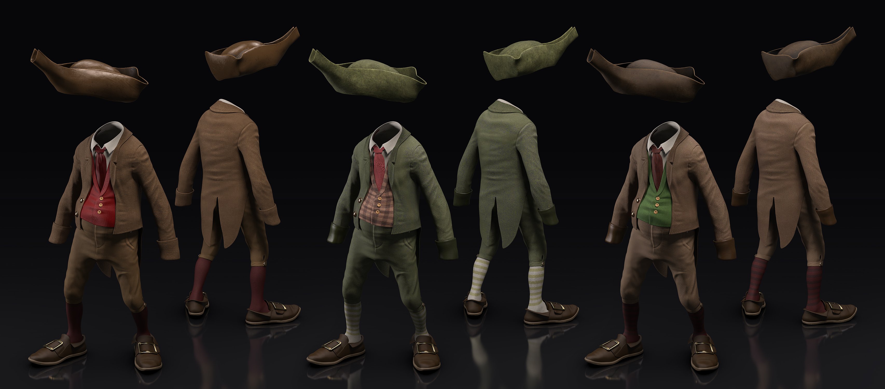 dForce Leprechaun Outfit for Genesis 8 Males Bundle