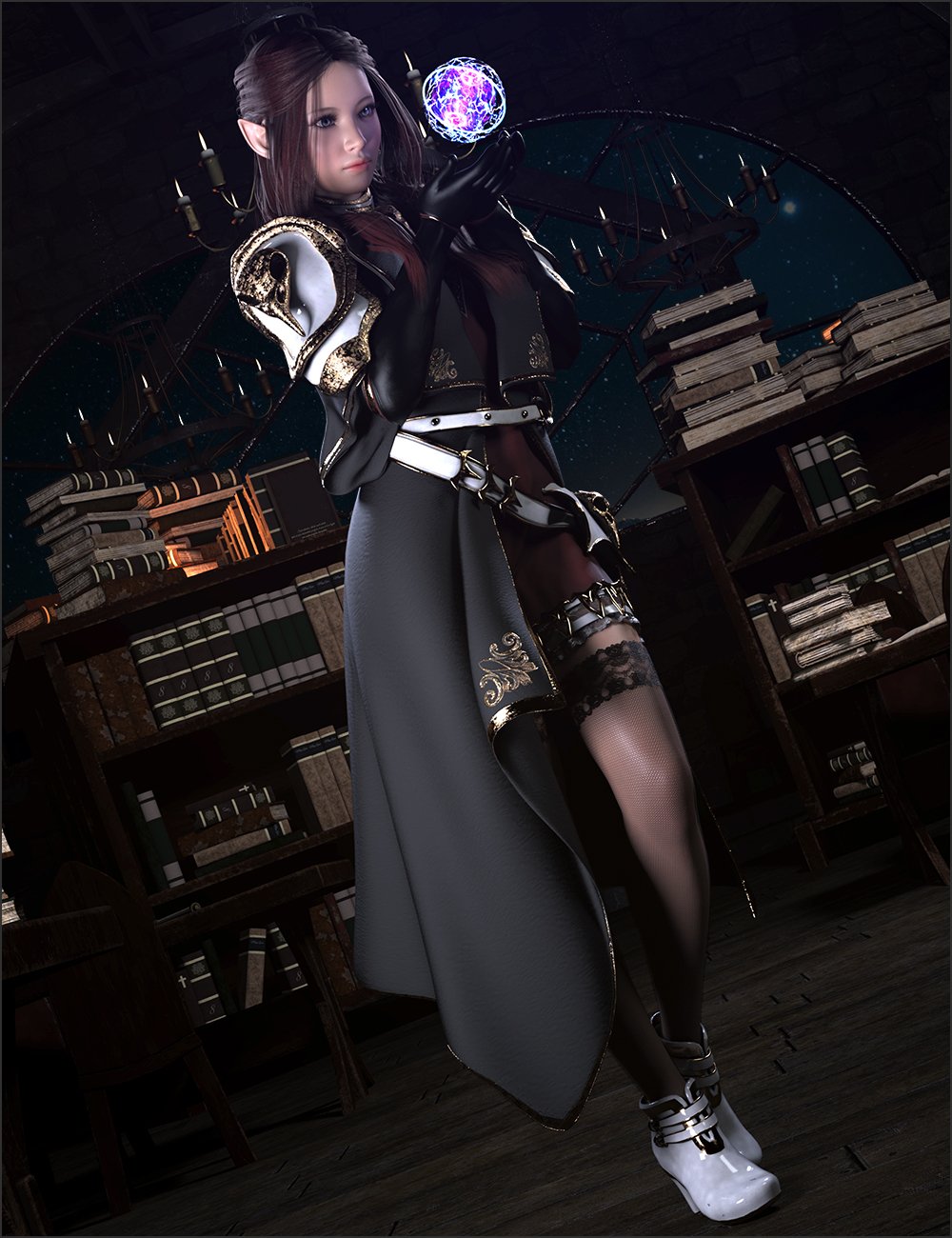 dForce Crow Priestess Fantasy Outfit for Genesis 8 and 8.1 Females dForce Crow Priestess Fantasy Outfit for Genesis 8 and 8.1 Females by: Val3dart, 3D Models by Daz 3D