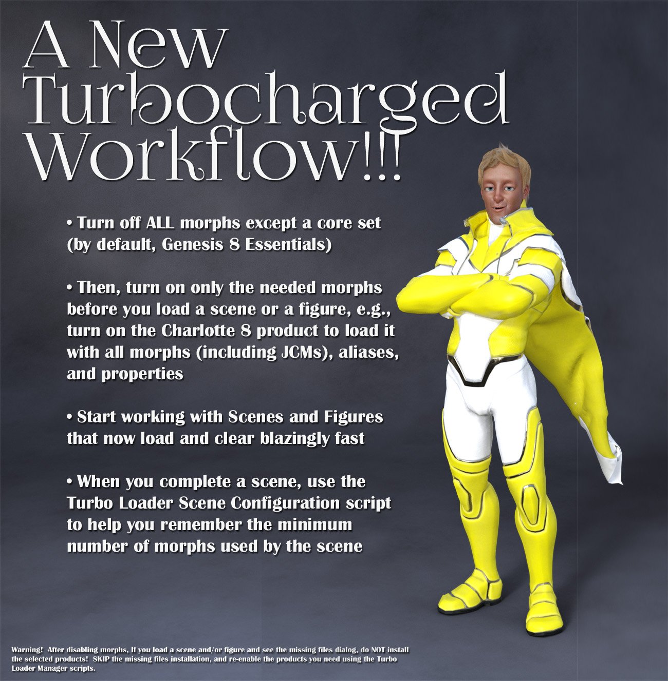 Turbo Loader for Genesis 8 and 8.1 Turbo Loader for Genesis 8 and 8.1 by: RiverSoft Art, 3D Models by Daz 3D