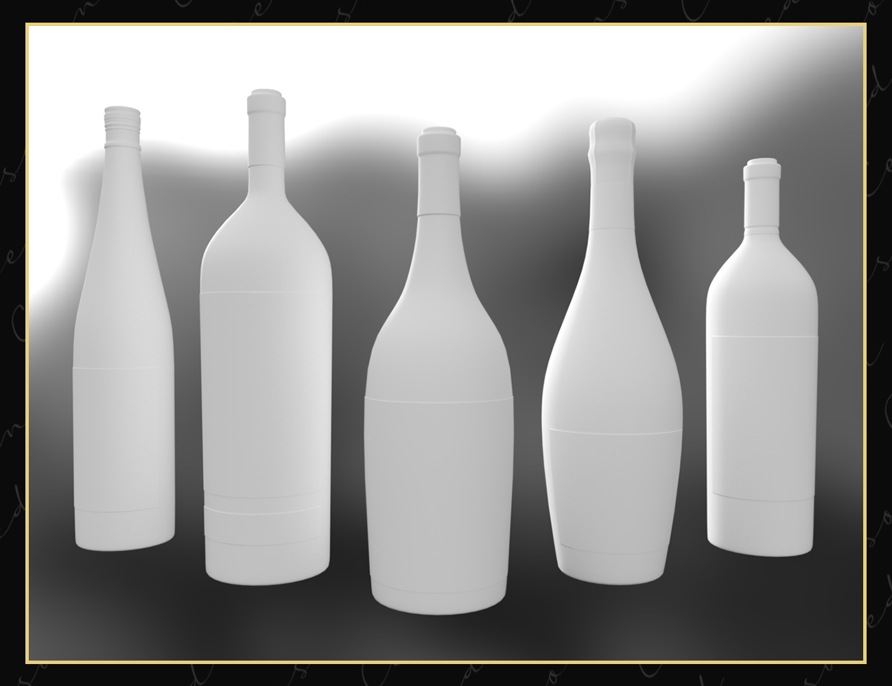 The Censored Cellar: Wine and Whiskey Props and Shaders by: Censored, 3D Models by Daz 3D