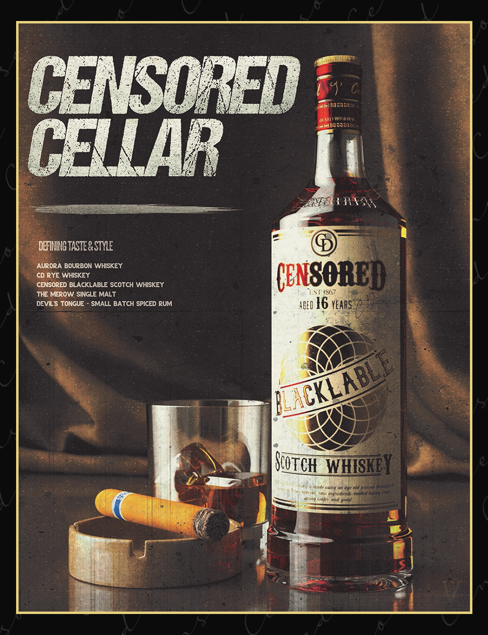 The Censored Cellar: Wine and Whiskey Props and Shaders by: Censored, 3D Models by Daz 3D