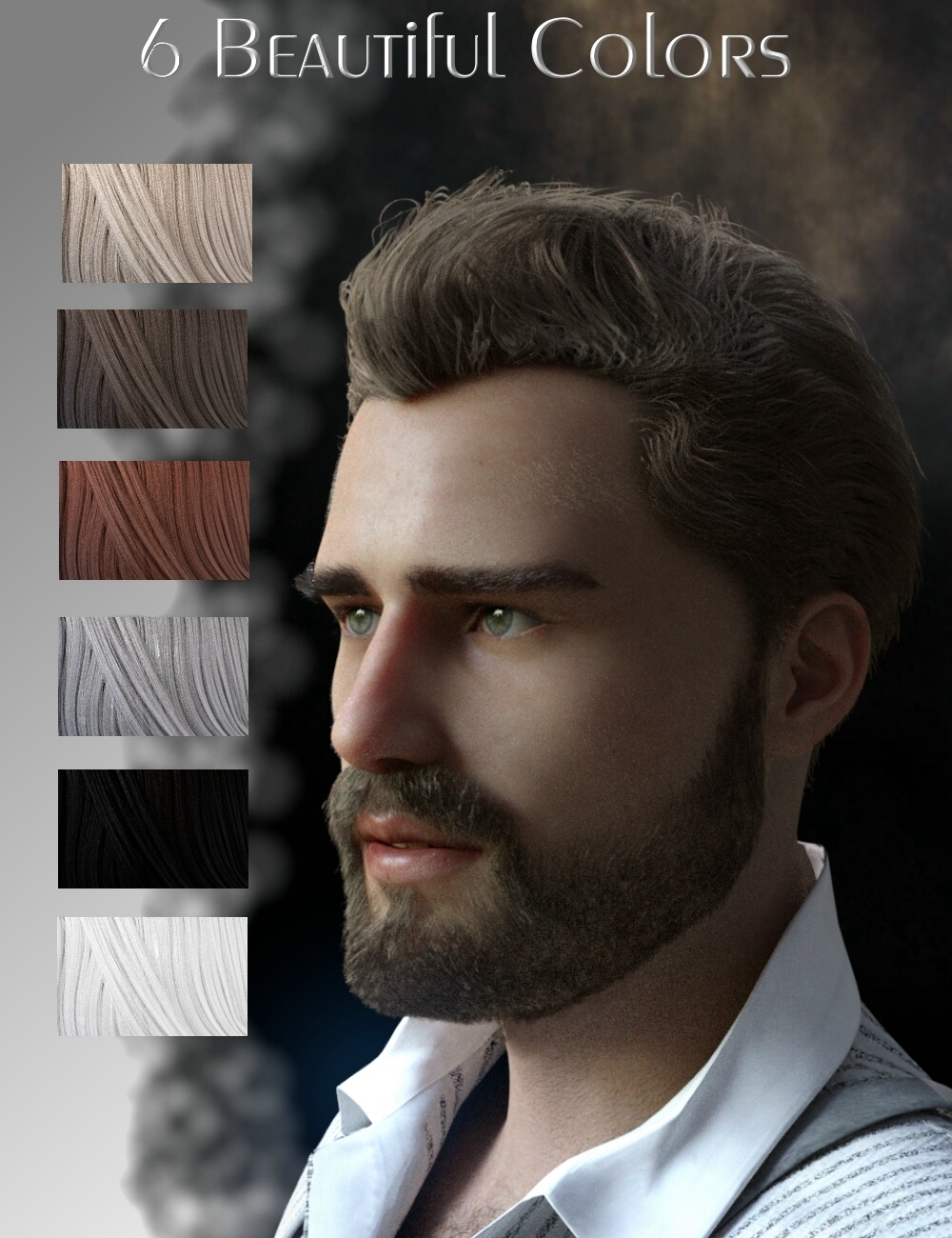 Jeremy Professional Hairstyle and Beard for Genesis 8 and 8.1 Males Jeremy Professional Hairstyle and Beard for Genesis 8 and 8.1 Males by: Neftis3D, 3D Models by Daz 3D