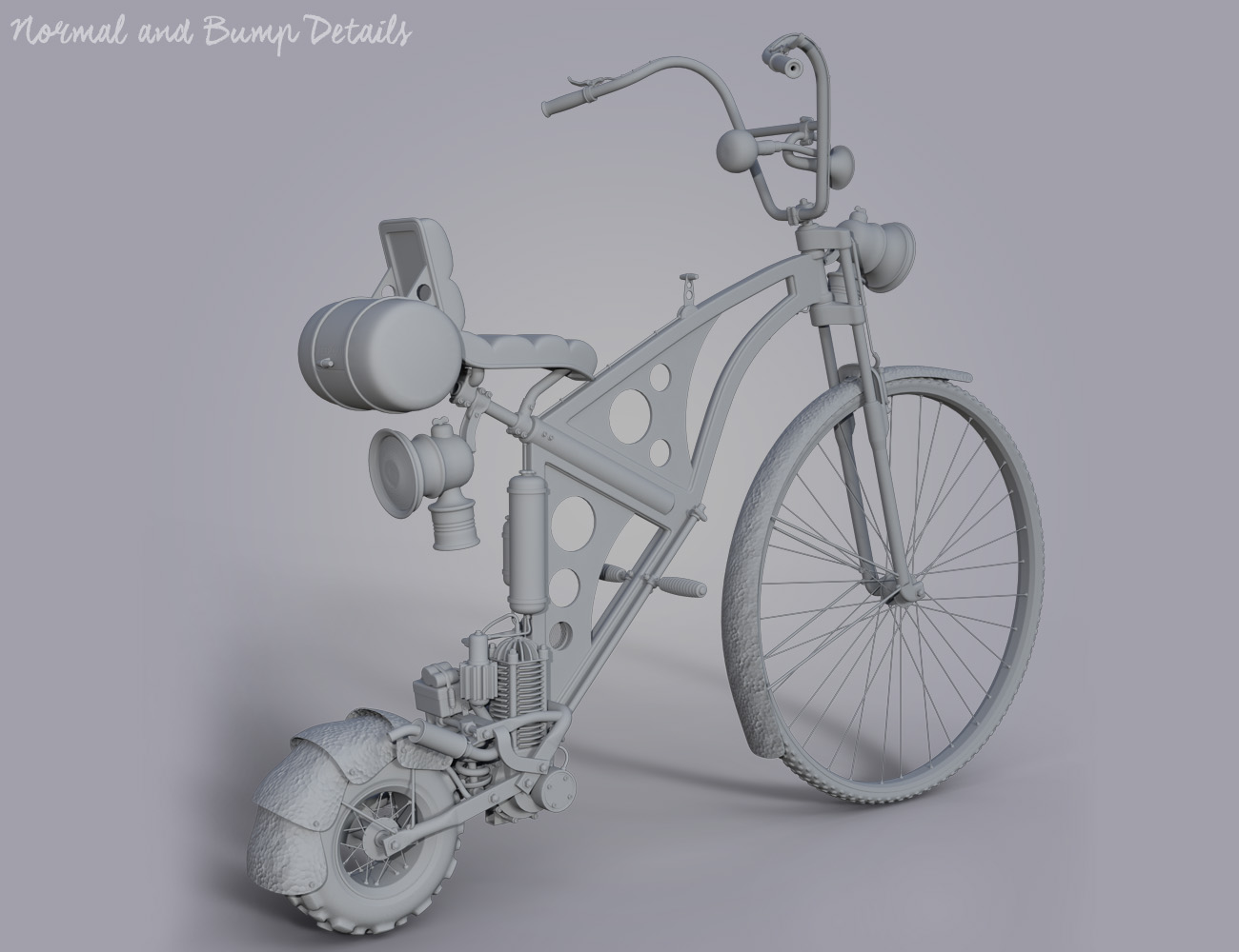 Steampunk Penny-farthing Bike Steampunk Penny-farthing Bike by: ForbiddenWhispersDavid Brinnen, 3D Models by Daz 3D