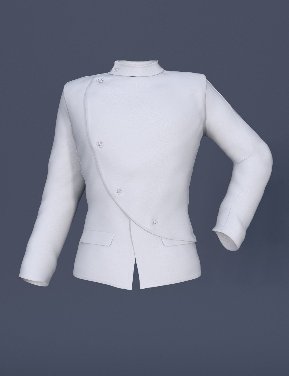 Futuristic Formal Outfit Jacket for Genesis 8 and 8.1 Males by: Barbara BrundonUmblefuglyAnna Benjamin, 3D Models by Daz 3D