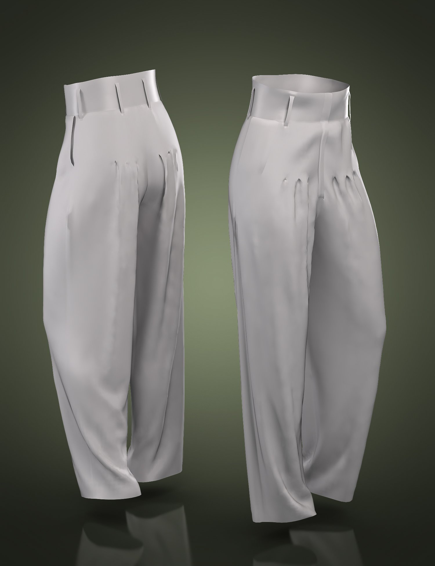AMDU Outfit dForce Pants for Genesis 8 and 8.1 Females | Daz 3D