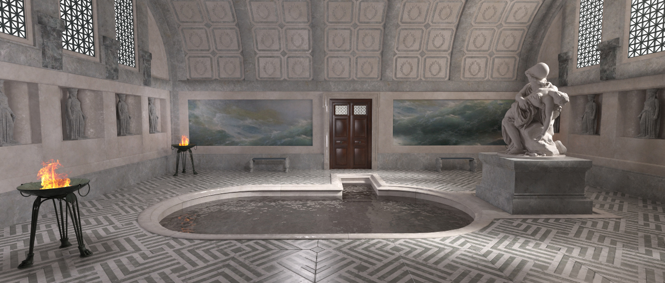 The Domus of Victory Bath and Triclinium by: Deepsea, 3D Models by Daz 3D
