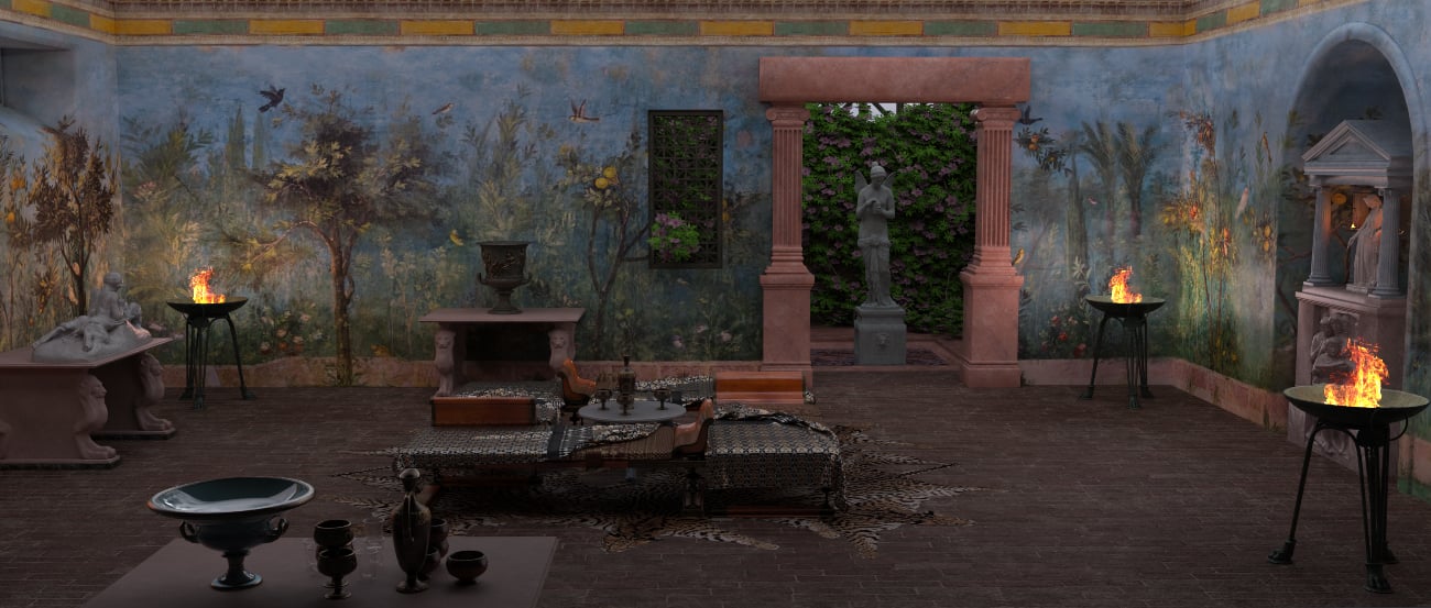 The Domus of Victory Bath and Triclinium The Domus of Victory Bath and Triclinium by: Deepsea, 3D Models by Daz 3D