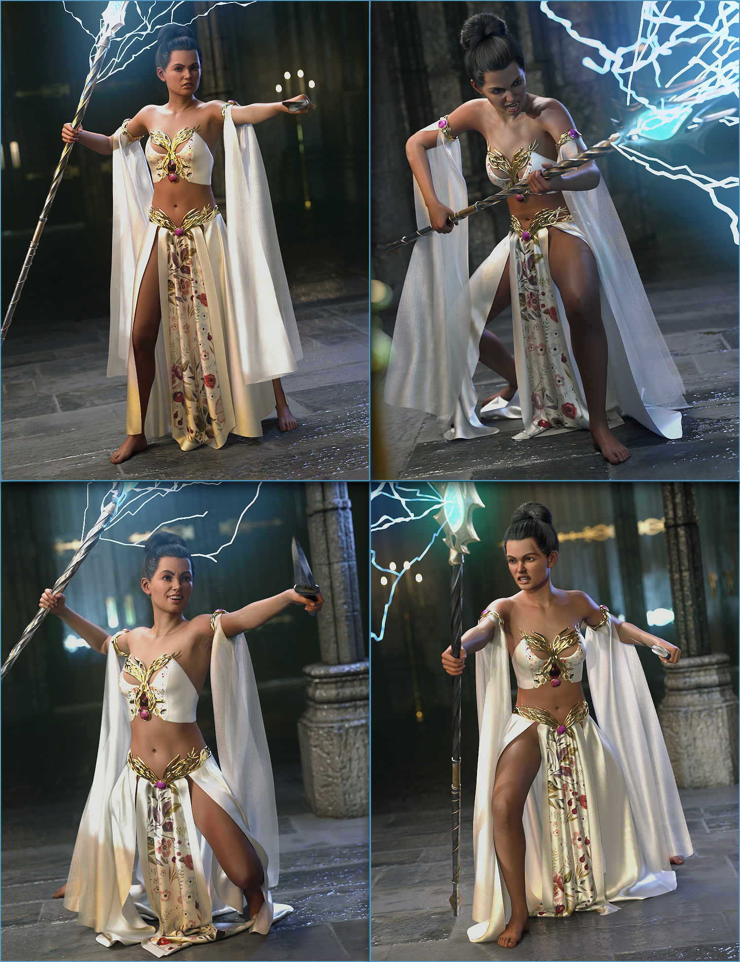 Grand Sorceress Poses for Arcadia 8.1 by: Devon, 3D Models by Daz 3D