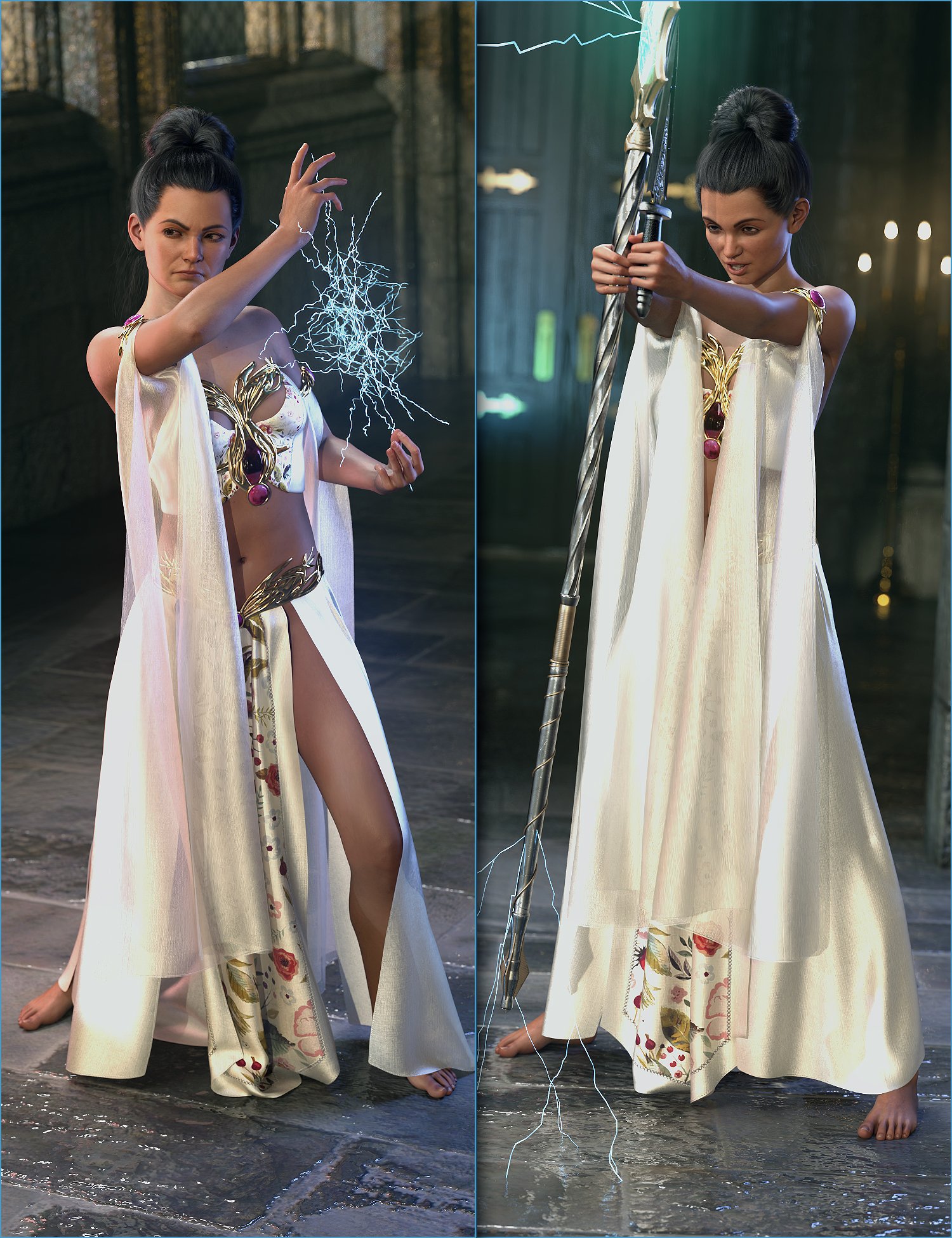 Grand Sorceress Poses for Arcadia 8.1 by: Devon, 3D Models by Daz 3D