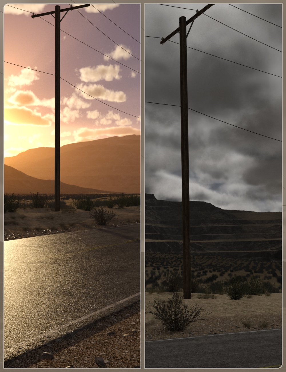 Road to Nowhere Add-on by: Flipmode, 3D Models by Daz 3D