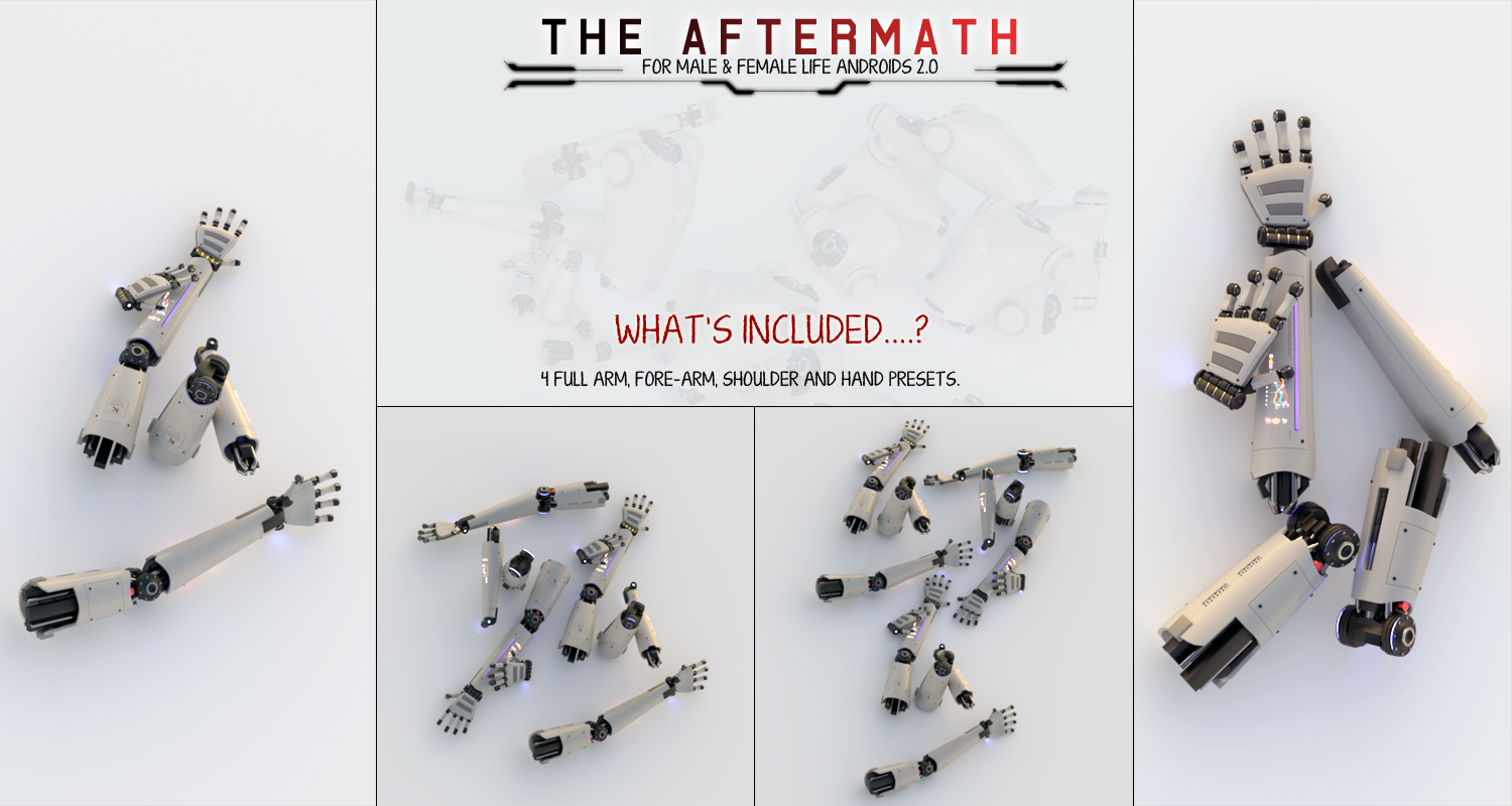 The Aftermath Recycling Presets for Life Android 2.0 by: ForbiddenWhispers, 3D Models by Daz 3D