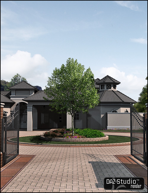 Dream Home Front Drive Dream Home Front Drive by: , 3D Models by Daz 3D