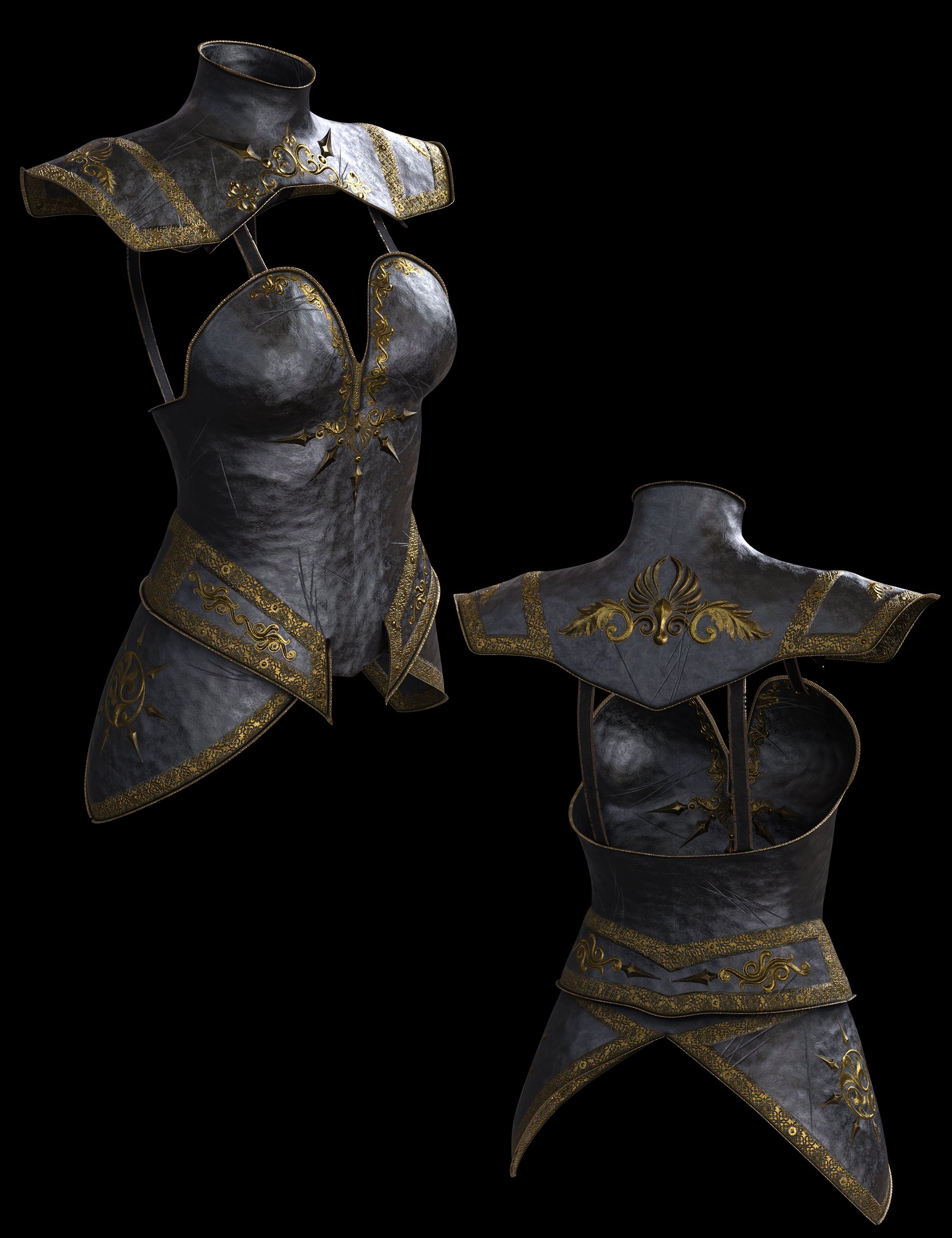 Elena Dark Queen Outfit Armor for Genesis 8 and 8.1 Females Elena Dark Queen Outfit Armor for Genesis 8 and 8.1 Females by: Beautyworks, 3D Models by Daz 3D